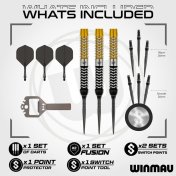 Dardos Winmau Exion Parallel 23g 90% Switch Point - 2