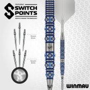 Dardos Winmau Lunaris Tapered 22g 90% Switch Point - 4