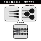 Dardos Target Japan Black Marque Blaze 90% 18gr - 3