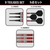 Dardos Target Japan Black Marque Spinel 90% 21.5gr - 2