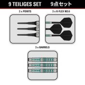Dardos Target Japan Black Marque Pierce 90% 18.5gr - 3