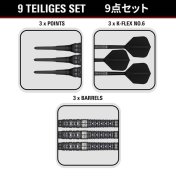 Dardos Target Japan Black Marque Eclipse 90% 21gr - 2