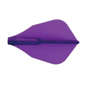 Plumas Fit Flight 6 unid. W-Shape Purple Morado - 2