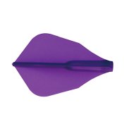Plumas Fit Flight 6 unid. W-Shape Purple Morado - 3