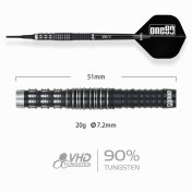 Dardos One80 Luo Zhuolun Sniper 90% 20g  - 3