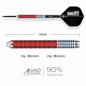 Dardos One80 Alexis Toylo Coolcat II 90% 23g  - 3