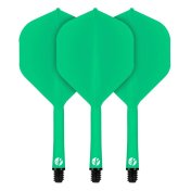 Plumas Shot Darts Deck System Verde No.2 Short - 1