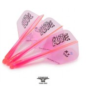 Plumas Condor Axe Shape L4zyAlone2 Akimune Matsuyoshi Rosa Neon S 21.5mm 3 Uds. - 3