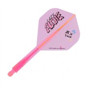 Plumas Condor Axe Standard L4zyAlone2 Akimune Matsuyoshi Rosa Neon S 21.5mm 3 Uds. - 1
