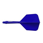 Plumas Cuesoul Rost 77 Negro-Blanco-Azul Big Wing S 64mm - 3