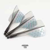 Plumas Condor Axe Small 120 Un-Rai Yuki Yamada Negro Transparente S 18.0mm 3 Uds. - 3