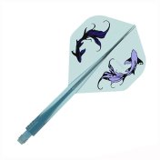 Plumas Condor Axe Standard Goldfish Natsumi Iwata Verde Azul Transparente L 33.5mm 3 Uds. - 1