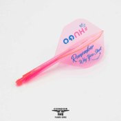 Plumas Condor Axe Standard Hugo Leung Model GO Rosa Neon XL 37.5mm 3 Uds. - 2