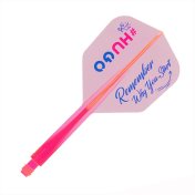 Plumas Condor Axe Shape Hugo Leung Model GO Rosa Neon M 27.5mm 3 Uds. (FALTA EAN) - 1