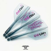 Plumas Condor Axe Shape Hugo Leung Model GO Verde Azul L 33.5mm 3 Uds. - 3