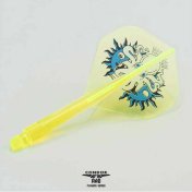 Plumas Condor Axe Standard Tomoya Goto G.T.Monster 4 Amarillo Neon M 27.5mm 3 Uds. - 2