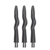 Cañas Caliburn Curly Dart Shafts Aluminium Tweenie 41mm - 2