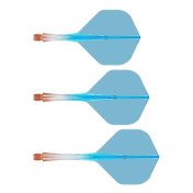 Plumas Caliburn SUP Flights Moulded No2 Standard Medium Azul Naranja - 2