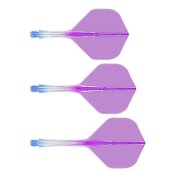 Plumas Caliburn SUP Flights Moulded No2 Standard Short Morado Azul  - 2