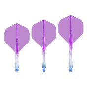 Plumas Caliburn SUP Flights Moulded No2 Standard Short Morado Azul  - 1