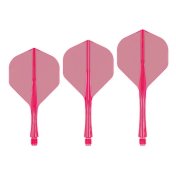 Plumas Caliburn SUP Flights Moulded No2 Standard Short Rosa Neón - 1