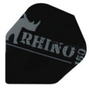 Plumas Target Darts Rhino 150 Standard Logo Negra/Gris - 1