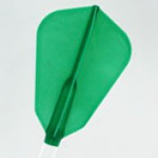 Plumas Fit Flight Air Fantail Verde Oscuro F-Shape - 1