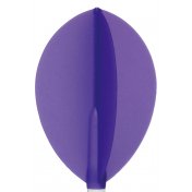 Plumas Fit Flight 6 unid. Oval Morada - 1