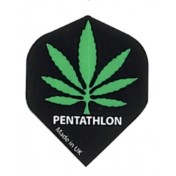 Plumas Pentathlon Standard Negra Marihuana Verde  - 2