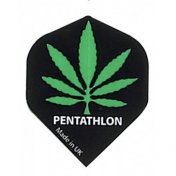 Plumas Pentathlon Standard Negra Marihuana Verde  - 1