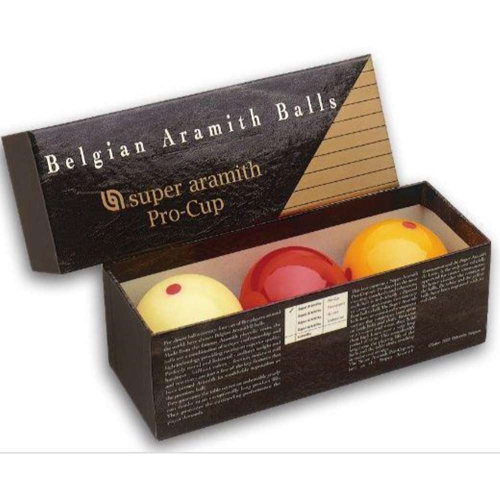 Juego Bolas Billar Carambola Super Aramith Pro Cup 61.5mm