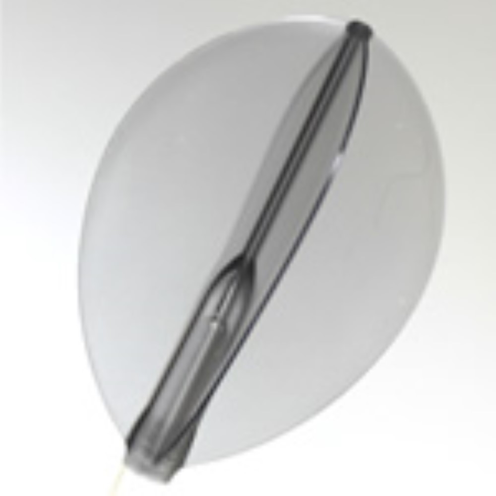 Plumas Fit Flight AIR Oval Negra Transparente