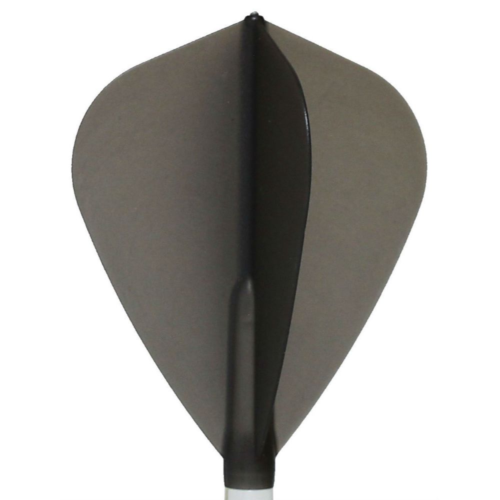 Plumas Fit Flight 6 unid. Kite Negra Transparente