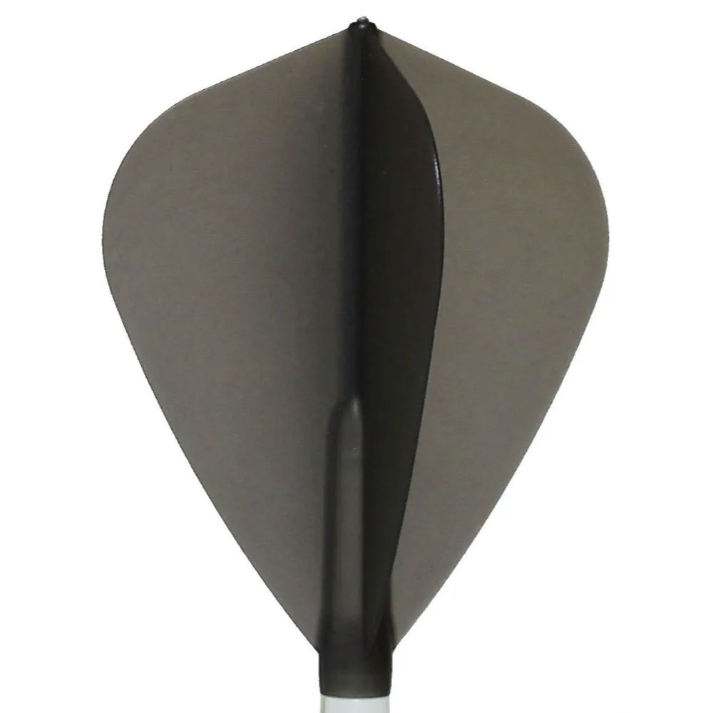 Plumas Fit Flight 6 unid. Kite Negra Transparente