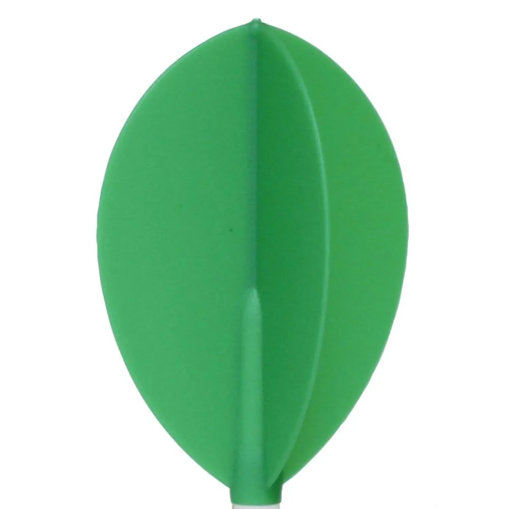 Plumas Fit Flight 6 unid. Oval Verde