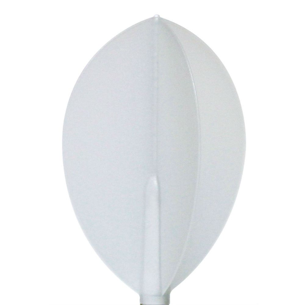Plumas Fit Flight 6 unid. Oval Blanco Natural