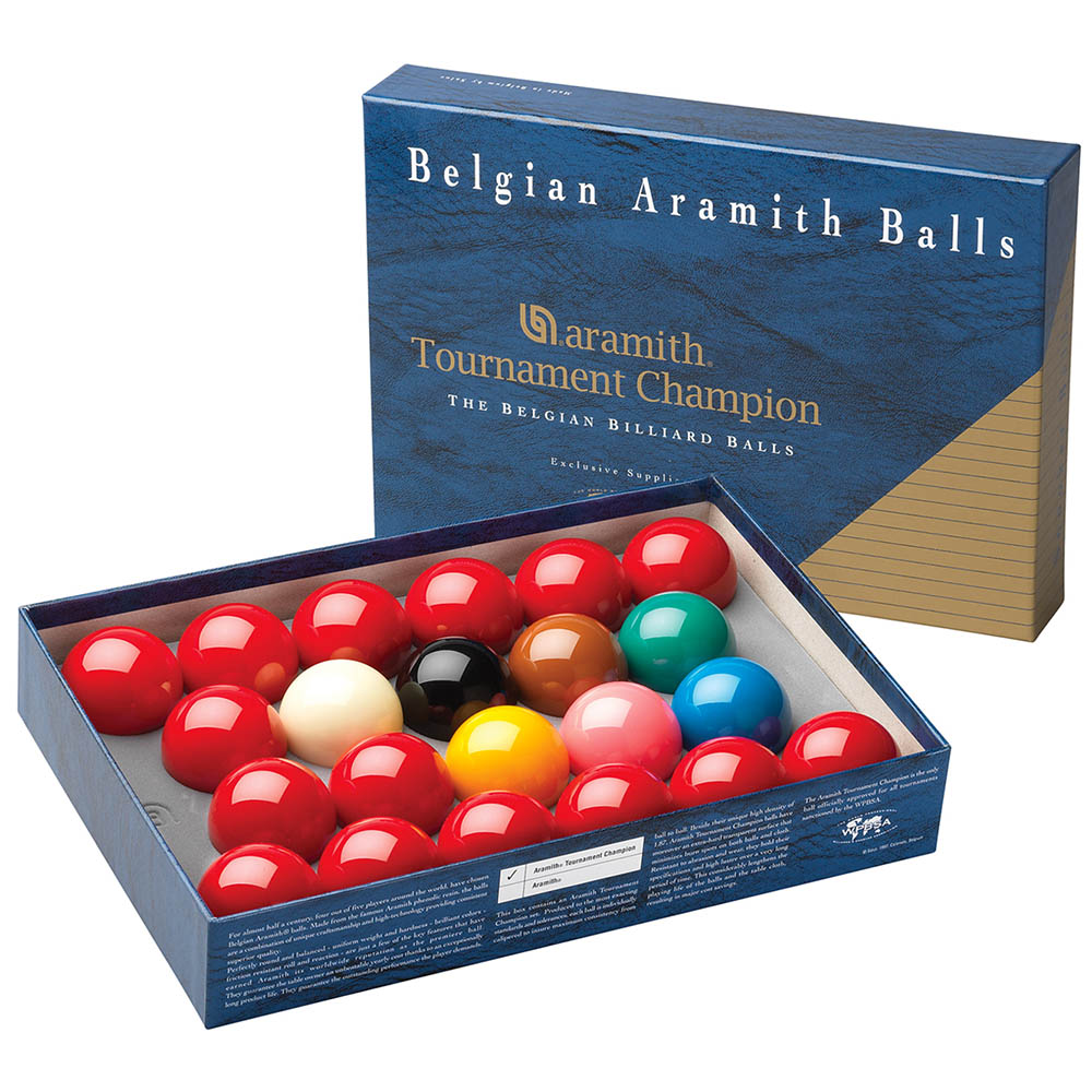 Juego bolas Snooker aramith Tournament 52.4mm
