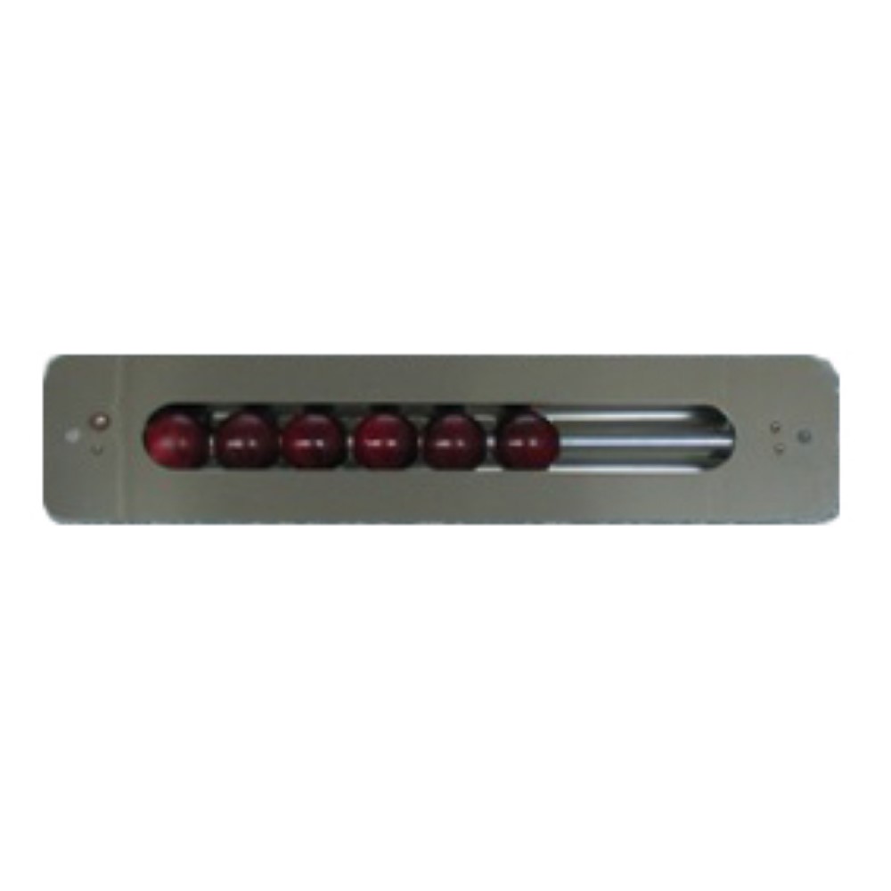 Marcador Futbolin Empotrado 6 Bolas Madera 1 Unidad