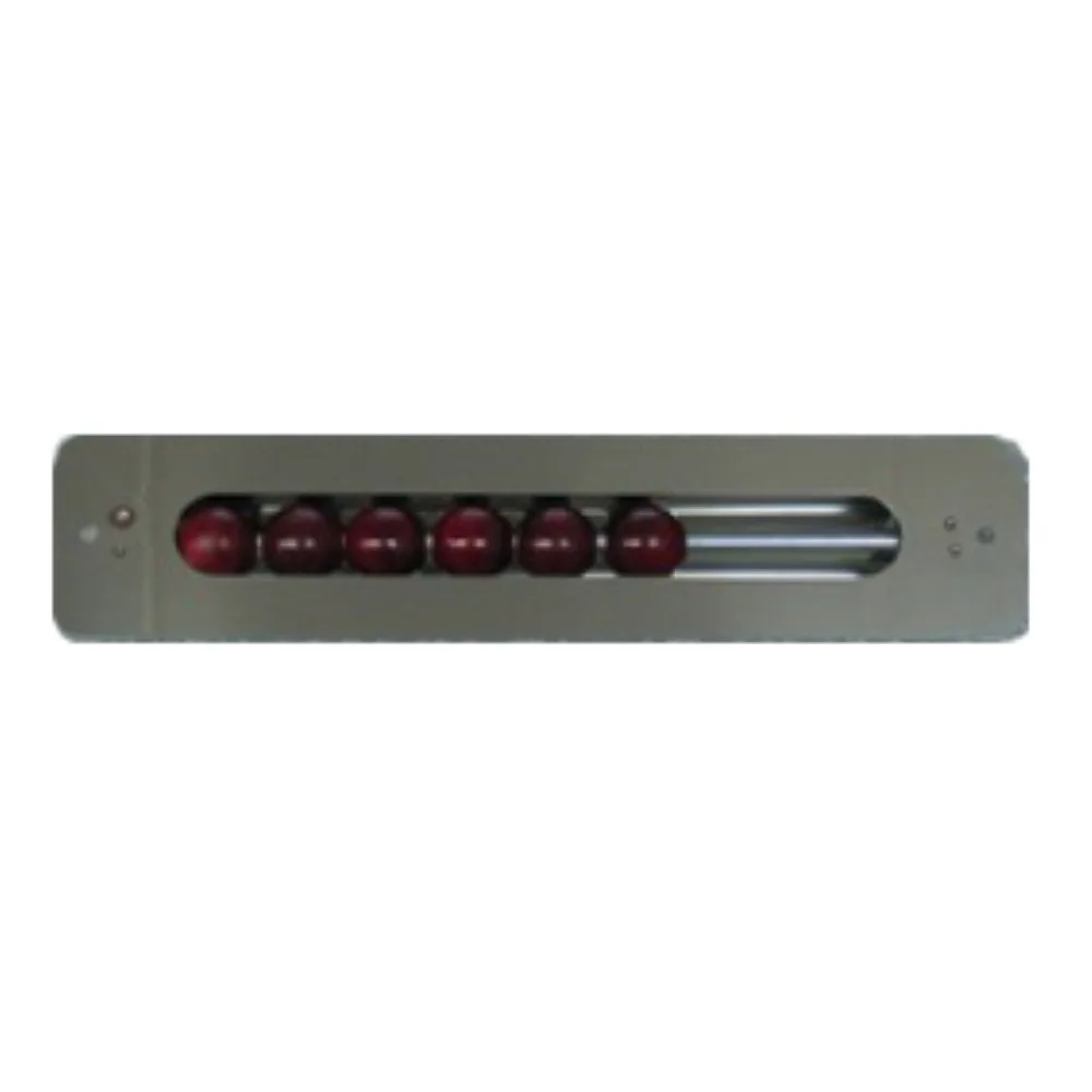 Marcador Futbolin Empotrado 6 Bolas Madera 1 Unidad