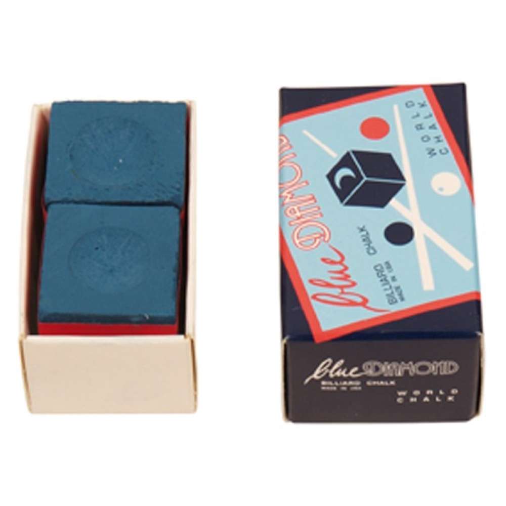 Tiza Billar Blue Diamond azul 2 unid