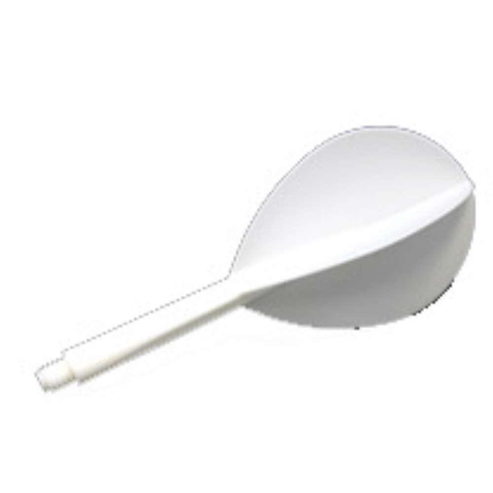 Plumas CONDOR Blanca pear/oval larga.33.5mm 3 Uds.