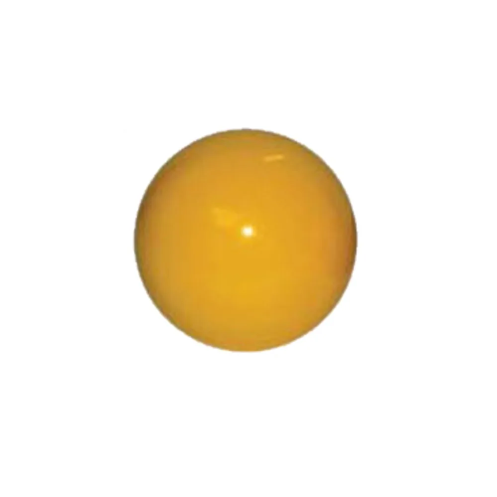 Bola Futbolin Baquelita SM Amarilla 36 gramos 34 mm