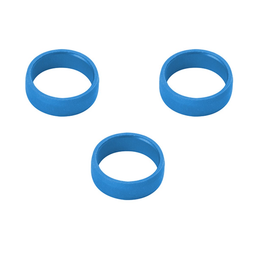 Anillos Clips Azul Target Darts Slot lock Ring Badget