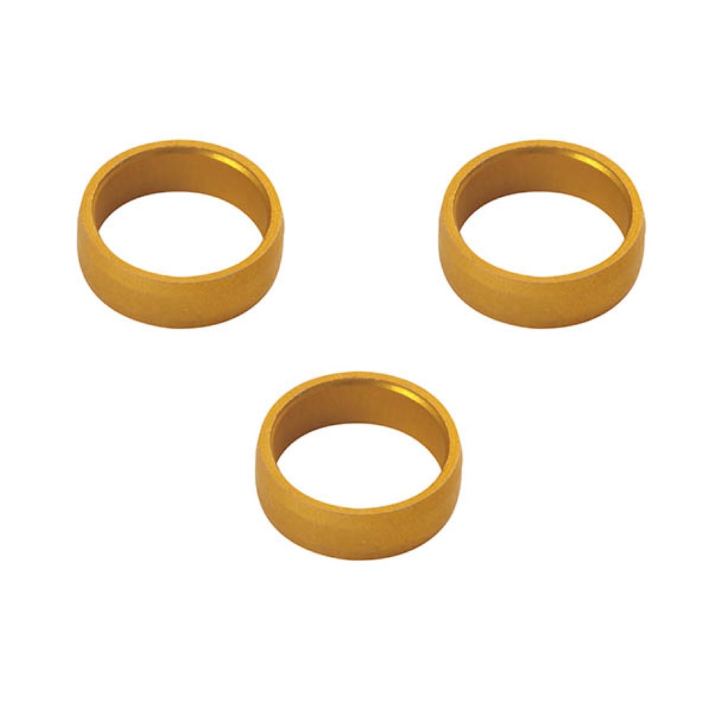 Anillos Clips Gold Target Darts Slot lock Ring Badget