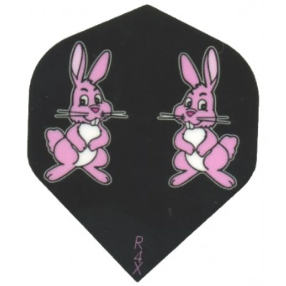 Plumas R4X standard Conejo fondo negro McR4X-216