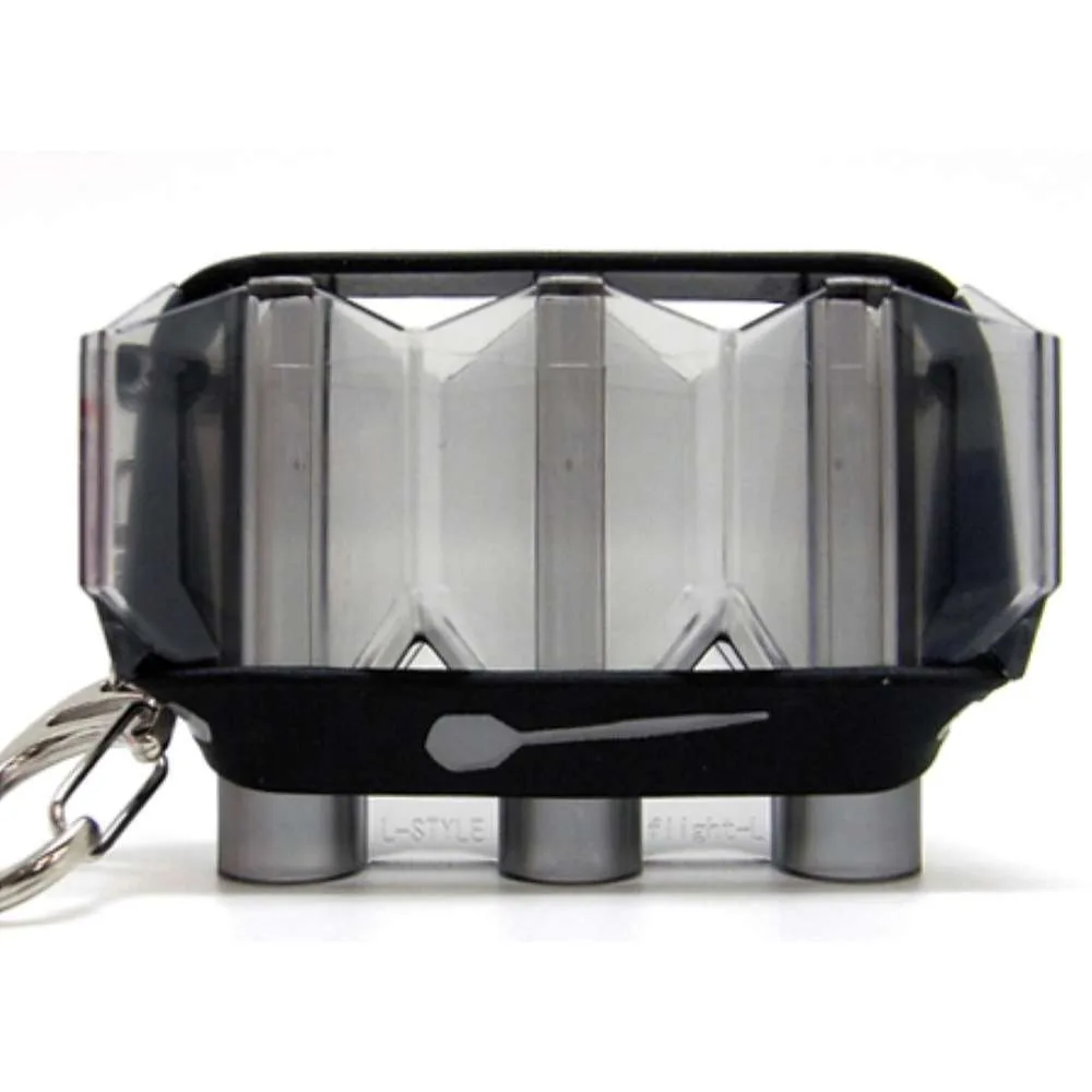 L-style Krystal Flights Case Negro