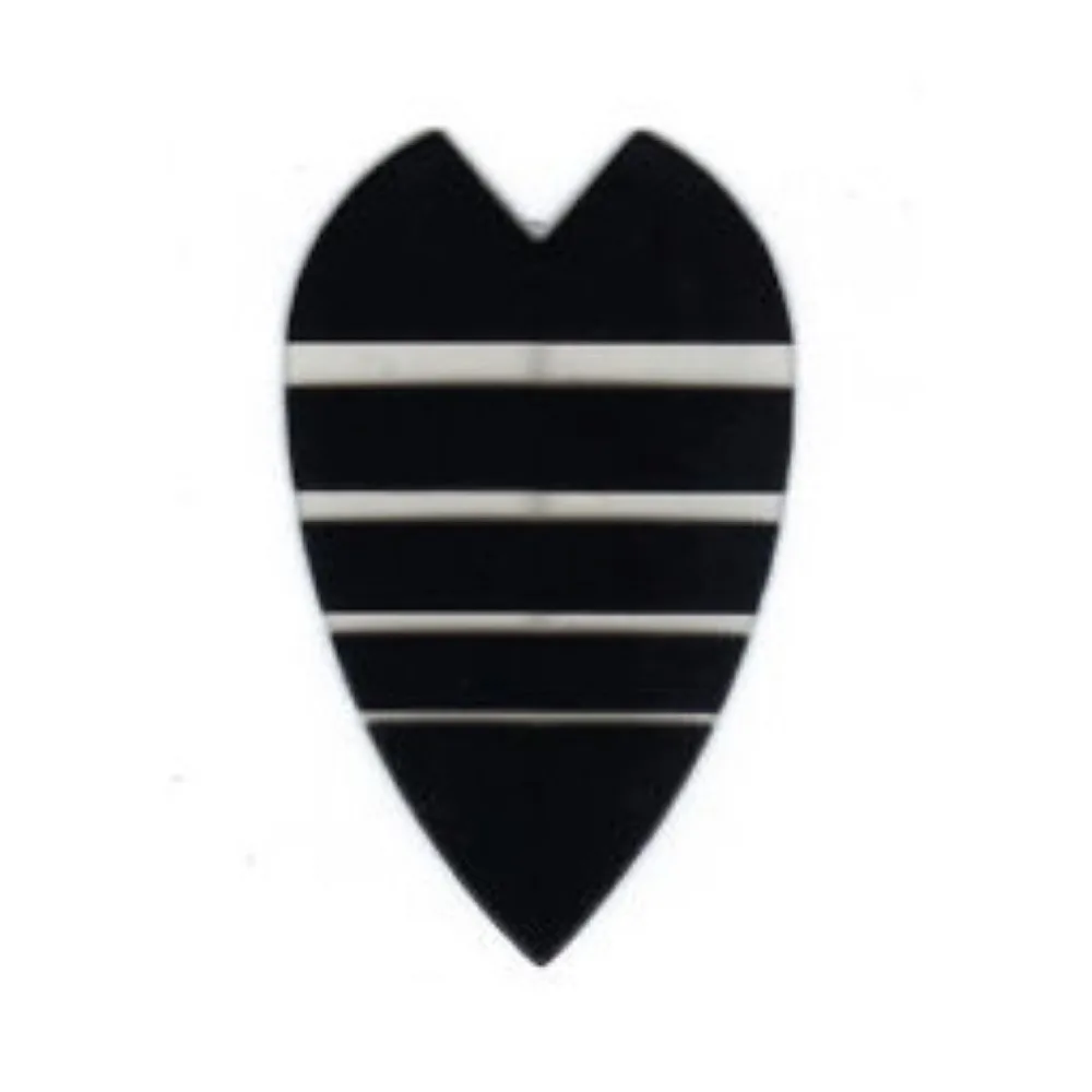Plumas Amerithon Vortex negras rallado 