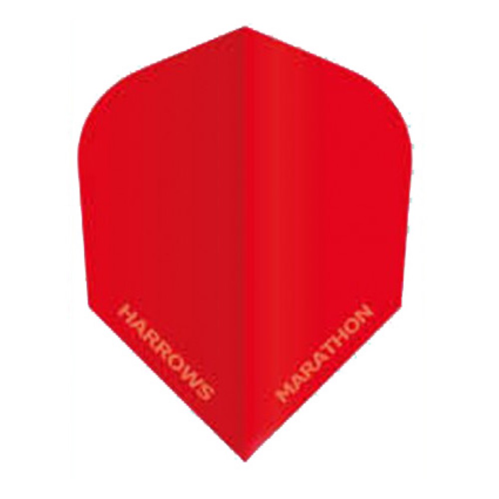 Plumas Harrows Marathon Estandar Roja Lisa