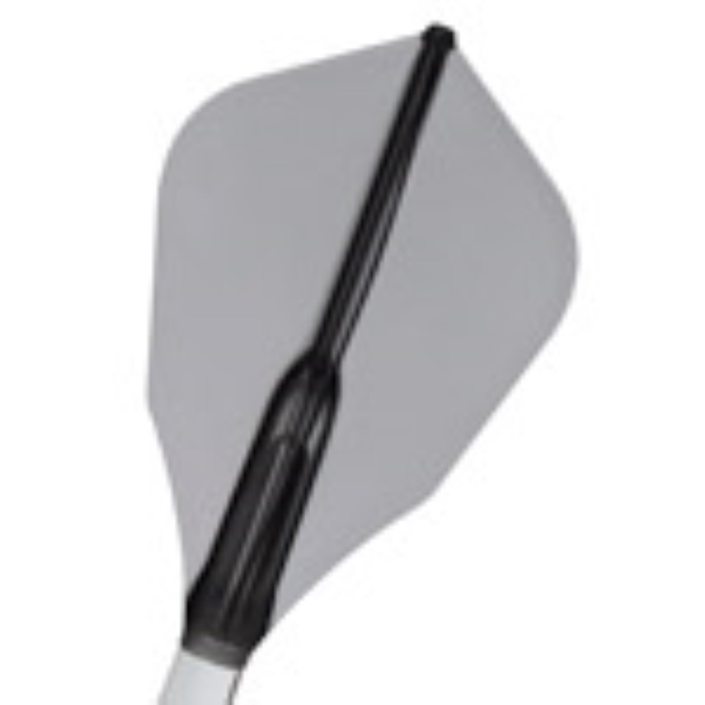 Plumas Fit Flight air 3 unid. W-Shape Negra Transparente