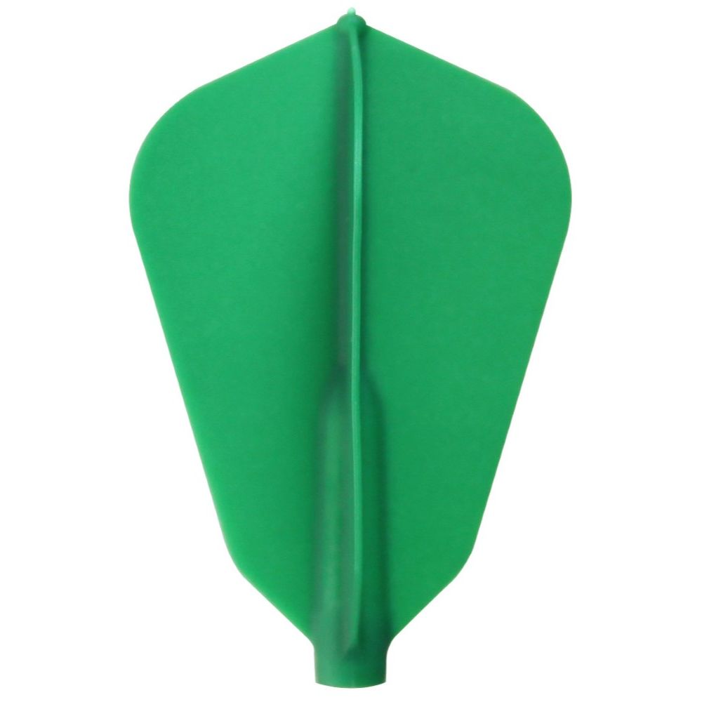 Plumas Fit Flight 6 unid. Fantail Verde 